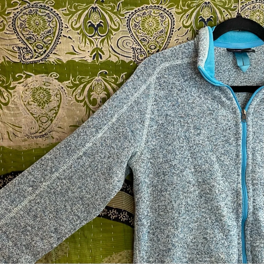 Patagonia Atoll Blue Better Sweater Fleece Outdoor Jacket Size Large - Picture 8 of 16